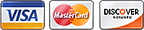 Visa, MasterCard, Discover